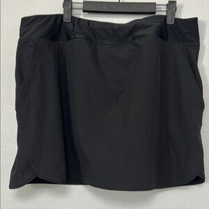 Lands' End Black Swim Skort Size 18